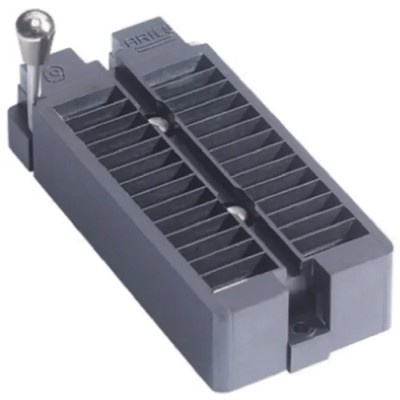 Aries Electronics 2.54 mm Pitch 48 Way DIP Through Hole Test IC Socket 48-6554-11
