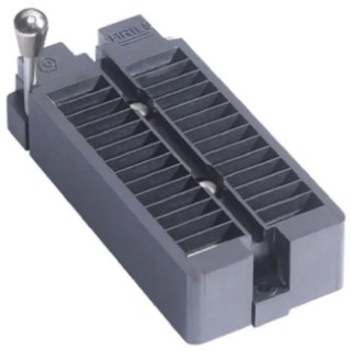 Aries Electronics 2.54 mm Pitch 48 Way DIP Through Hole Test IC Socket 48-6554-11