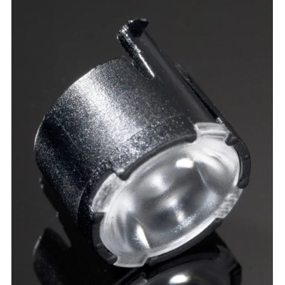 Ledil Lisa2 Series 1-Way LED Lens Black Polymethyl Methacrylate 27 to 49° Wide Angle 