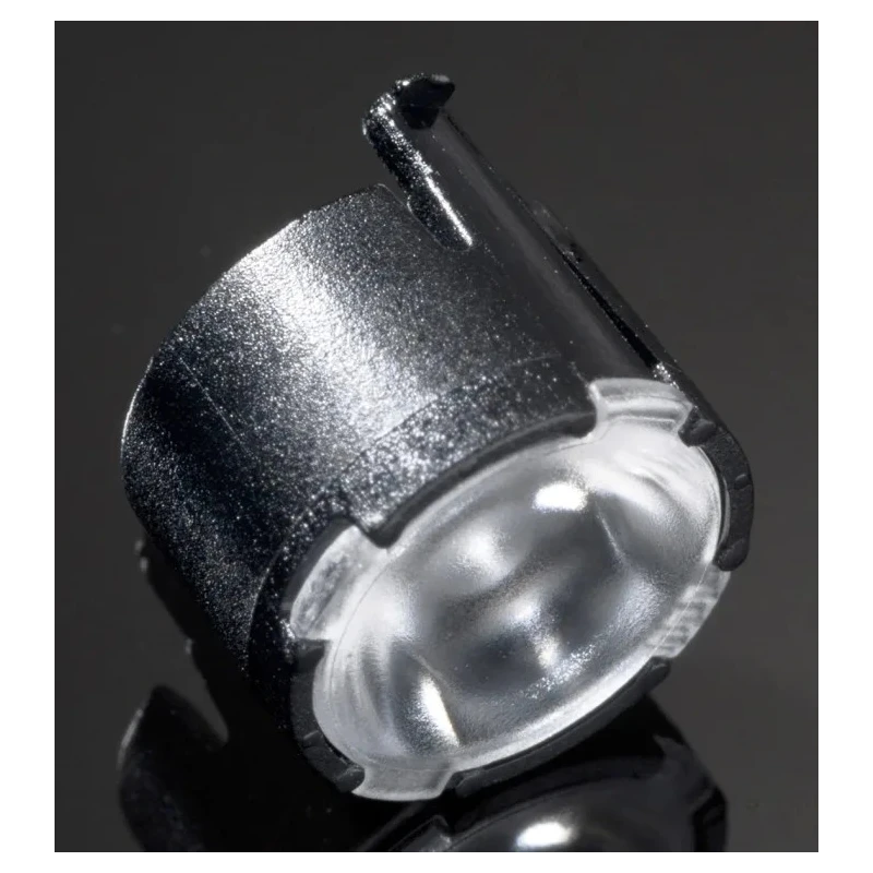 Ledil Lisa2 Series 1-Way LED Lens Black Polymethyl Methacrylate 27 to 49° Wide Angle 