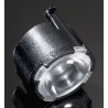 Ledil Lisa2 Series 1-Way LED Lens Black Polymethyl Methacrylate 27 to 49° Wide Angle