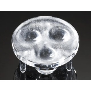 Ledil Cute Series 3-Way LED Lens ±20° Wide Angle Beam, Round Polymethyl Methacrylate Lens C10756_CUTE-3-W