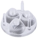 Ledil Cute Series 3-Way LED Lens 10 to 20° Spot Beam 35mm Diameter Polymethyl Methacrylate C10754_CUTE-3-SS
