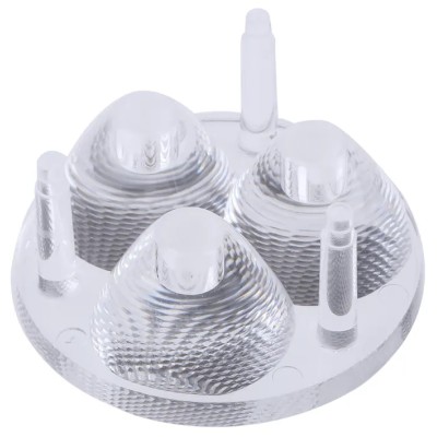 Ledil Cute Series 3-Way LED Lens 10 to 20° Spot Beam 35mm Diameter Polymethyl Methacrylate C10754_CUTE-3-SS