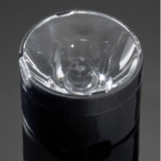 Ledil Leila Series 1-Way LED Lens 7.5 to 11° Spot Beam, Round Black Polymethyl Methacrylate, 21.6mm Diameter FA10661_LXP-RS
