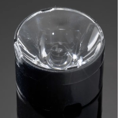 Ledil Leila Series 1-Way LED Lens 7.5 to 11° Spot Beam, Round Black Polymethyl Methacrylate, 21.6mm Diameter FA10661_LXP-RS