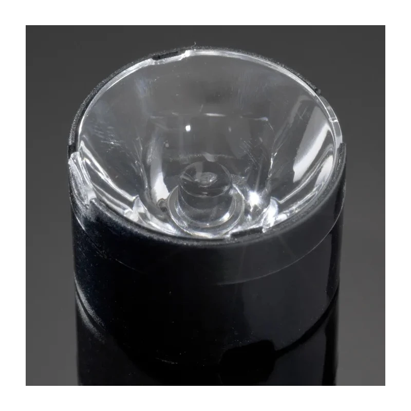 Ledil Leila Series 1-Way LED Lens 7.5 to 11° Spot Beam, Round Black Polymethyl Methacrylate, 21.6mm Diameter FA10661_LXP-RS