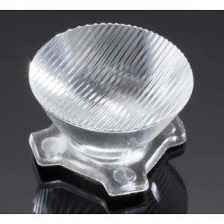 Ledil Heidi Series 1-Way LED Lens Oval Beam 21.6mm Diameter Clear PMMA CA11266_HEIDI-O