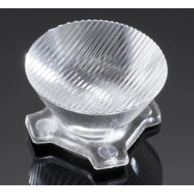 Ledil Heidi Series 1-Way LED Lens Oval Beam 21.6mm Diameter Clear PMMA CA11266_HEIDI-O