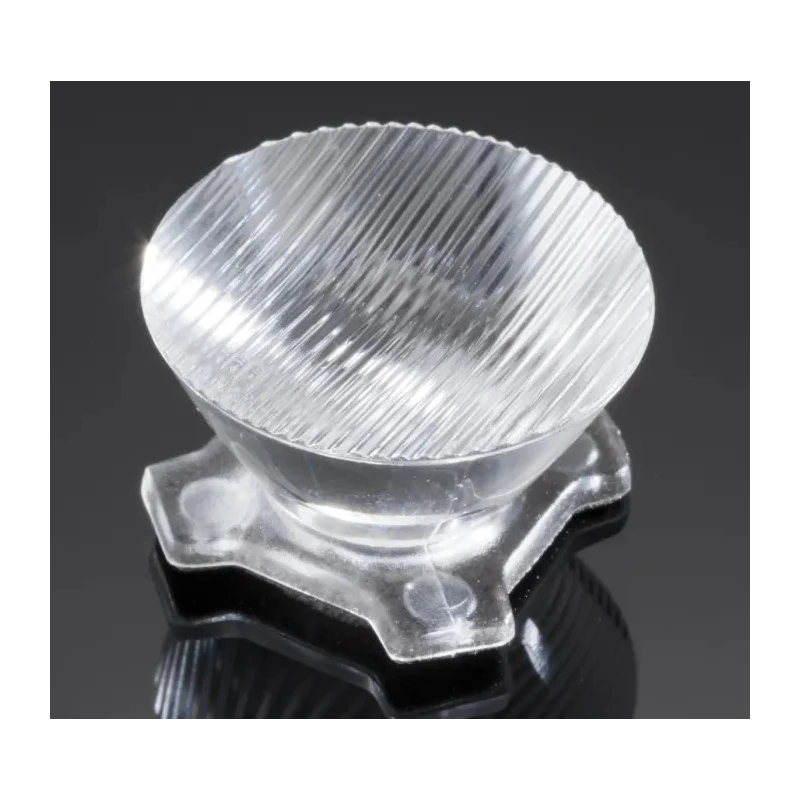 Ledil Heidi Series 1-Way LED Lens Oval Beam 21.6mm Diameter Clear PMMA CA11266_HEIDI-O