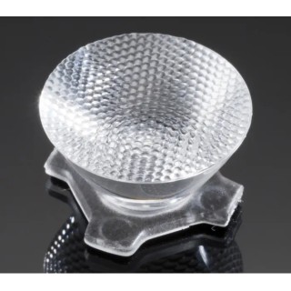 Ledil Heidi Series 1-Way LED Lens Clear Round 21.6mm Diameter Medium Angle 25 to 29 ° CA11265_HEIDI-M