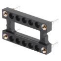 Aries Electronics 15.24 mm Pitch 14 Way DIL Through Hole Oscillator IC Socket 1107741