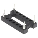 Aries Electronics 15.24 mm Pitch 14 Way DIL Through Hole Oscillator IC Socket 1107741