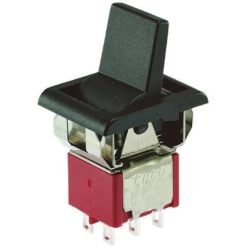 TE Connectivity DPDT On-On On-(On) Rocker Switch Panel 5A 28V DC 250V AC Gemini A Series 1-1571987-9