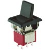 TE Connectivity DPDT On-On On-(On) Rocker Switch Panel 5A 28V DC 250V AC Gemini A Series 1-1571987-9