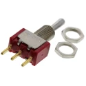 TE Connectivity Gemini A Series Toggle Switch PCB Mount On-Off-On SPDT 28 V dc 115 V ac 3-1825137-6