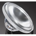 Ledil EVA Series 1-Way LED Lens Round Clear Polymethyl Methacrylate Material 22 to 26° Medium Angle Beam 35mm C10685_EVA-M