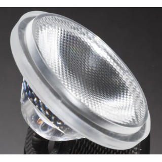 Ledil EVA Series 1-Way LED Lens Round Clear Polymethyl Methacrylate Material 22 to 26° Medium Angle Beam 35mm C10685_EVA-M