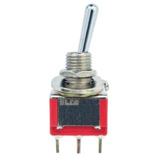 TE Connectivity Toggle Switch PCB Mount On-Off-On SPDT Through Hole Terminal 28 V dc 115 V ac 5-1825137-0