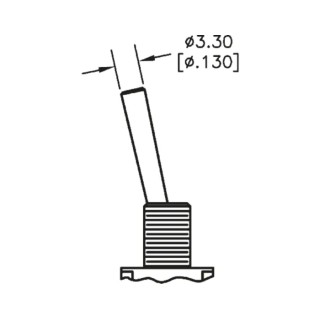 TE Connectivity Toggle Switch PCB Mount On-On SPDT Through Hole Terminal 28 V dc 115 V ac 1825136-9