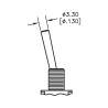 TE Connectivity Toggle Switch PCB Mount On-On SPDT Through Hole Terminal 28 V dc 115 V ac 1825136-9