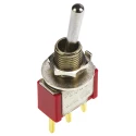 TE Connectivity Toggle Switch PCB Mount On-On SPDT Through Hole Terminal 28 V dc 115 V ac 4-1825136-4