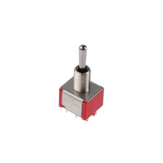 TE Connectivity Panel Mount Toggle Switch On-Off-(On) DPDT Solder Terminal 28 V dc 240 V ac 2-1825139-4