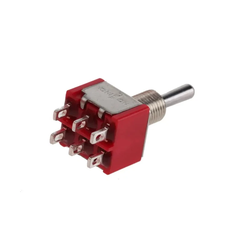TE Connectivity Panel Mount Toggle Switch On-Off-(On) DPDT Solder Terminal 28 V dc 240 V ac 2-1825139-4