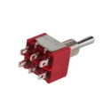 TE Connectivity Panel Mount Toggle Switch On-Off-(On) DPDT 5A 28V DC 240V AC IP55 2-1825139-4