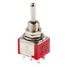 TE Connectivity Panel Mount Toggle Switch, DP3T, On-On-On, Solder Terminal, 24 V dc, 120 V ac 3-1825139-9
