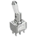 TE Connectivity Panel Mount Toggle Switch DPDT On-On 5A 28 V dc 125 V ac Gemini A Series 1825138-3