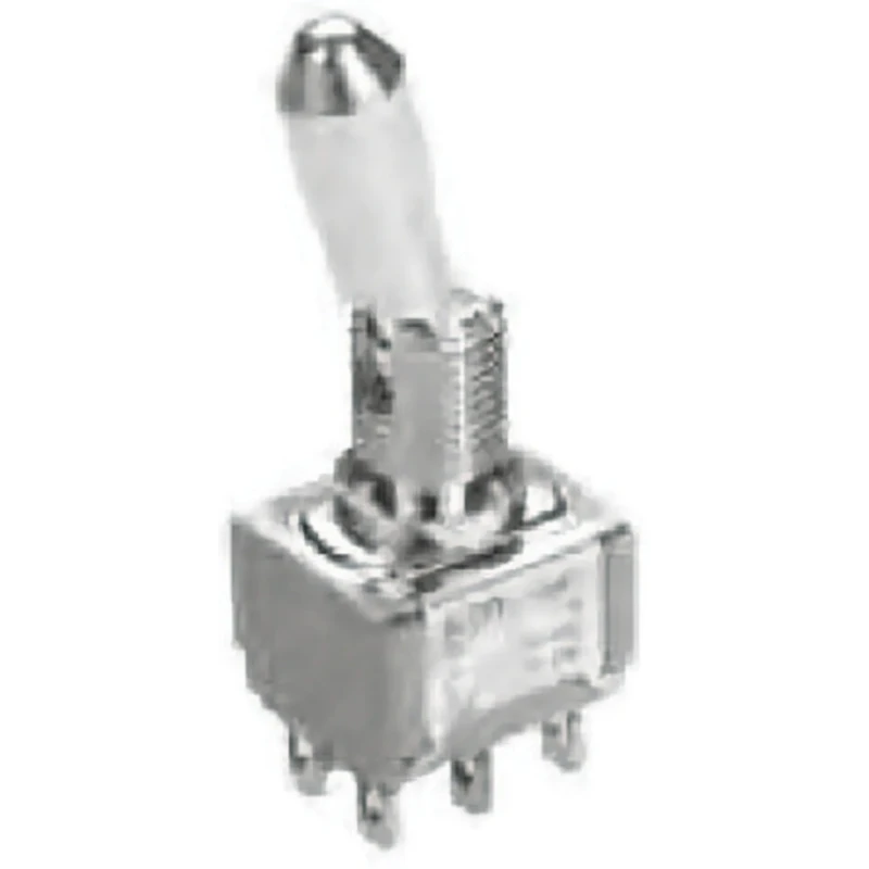 TE Connectivity Panel Mount Toggle Switch DPDT On-On 5A 28 V dc 125 V ac Gemini A Series 1825138-3