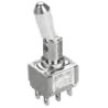 TE Connectivity Panel Mount Toggle Switch DPDT On-On 5A 28 V dc 125 V ac Gemini A Series 1825138-3