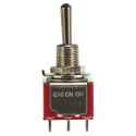 TE Connectivity Toggle Switch Panel Mount On-On-On DP3T Solder Terminal 28 V dc 120 V ac 4-1825139-2