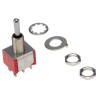 TE Connectivity Panel Mount Toggle Switch On-Off-On, SPDT, Through Hole Terminal, 28V dc, 125V ac, Gemini A 1-1825139-8