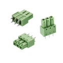 Wurth Elektronik WR-TBL Series Pluggable Terminal Block, 3-Contact, 3.81 mm Pitch, 1 Row, 8A Current, Polyamide 691307300003