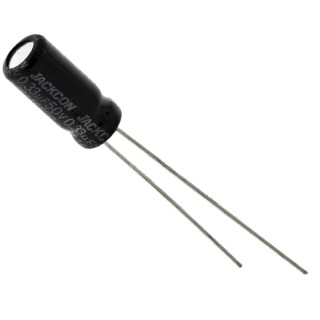 RS PRO 330 nF Radial Through Hole Aluminium Capacitor 50V dc Radial Lead LHK Series 711-1400