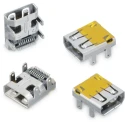 Wurth Elektronik WR-COM Micro HDMI Horizontal SMT 19 Way Memory Card Connector Through Hole Solder 685119248123
