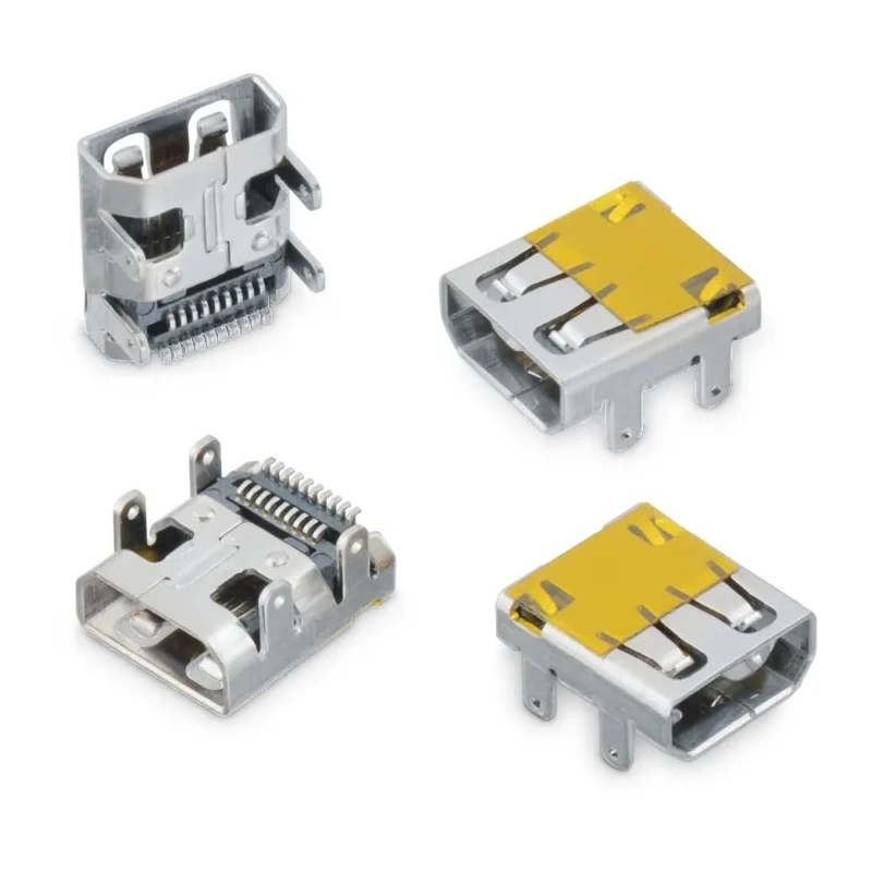 Wurth Elektronik WR-COM Micro HDMI Horizontal SMT 19 Way Memory Card Connector Through Hole Solder 685119248123