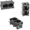 Wurth Elektronik WR-MJ Series RJ45 Connector Female, PCB Mount, Cat3 Nickel Plated Brass Shield Horizontal 1 Port 8 Way RJ45