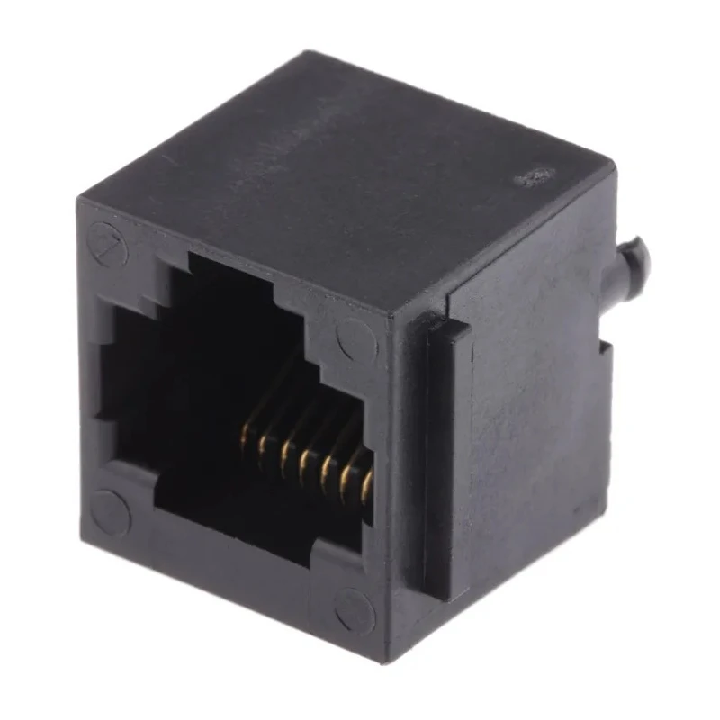 Amphenol Communications Solutions MOD JACK Series RJ45 Connector Female Through Hole Cat3 Shielded Straight 1 90598-001LF