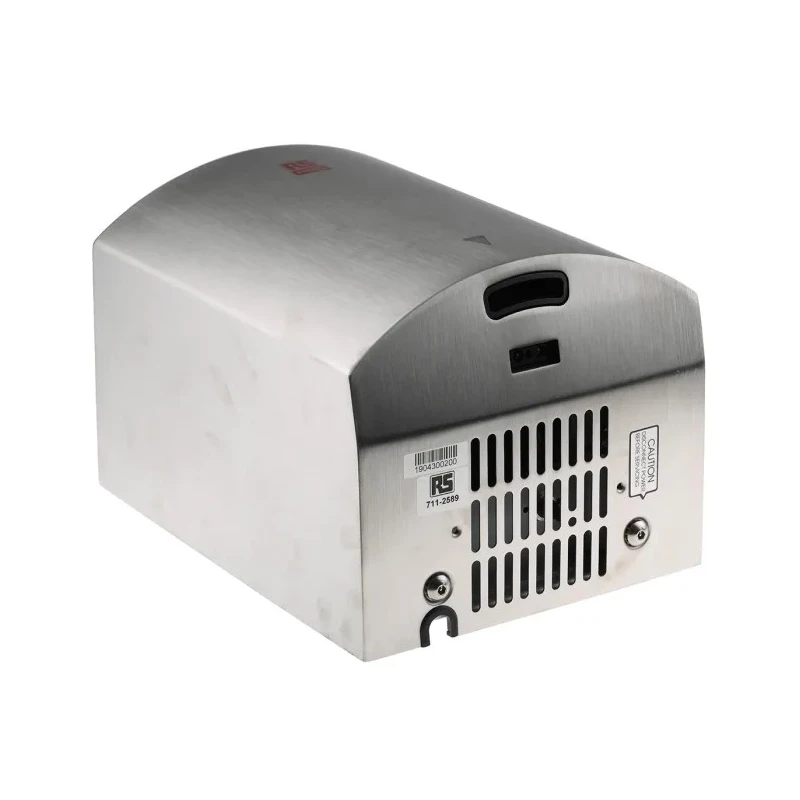 RS PRO Automatic Stainless Steel Hand Dryer 900 W, Satin Finish, 230 V, 175 mm x 277 mm x 201 mm 711-2589