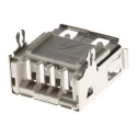 Amphenol Communications Solutions Right Angle Surface Mount Female USB Type A to B Connector USB 2.0 5A 100V 87583-2010BLF