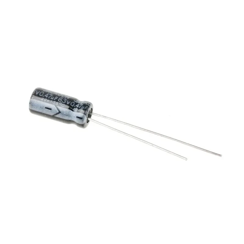 RS PRO 470 nF Radial Through Hole Aluminium Capacitor 63V dc, Polar, 11mm Height, 11mm Length, 2 Pin 711-1551