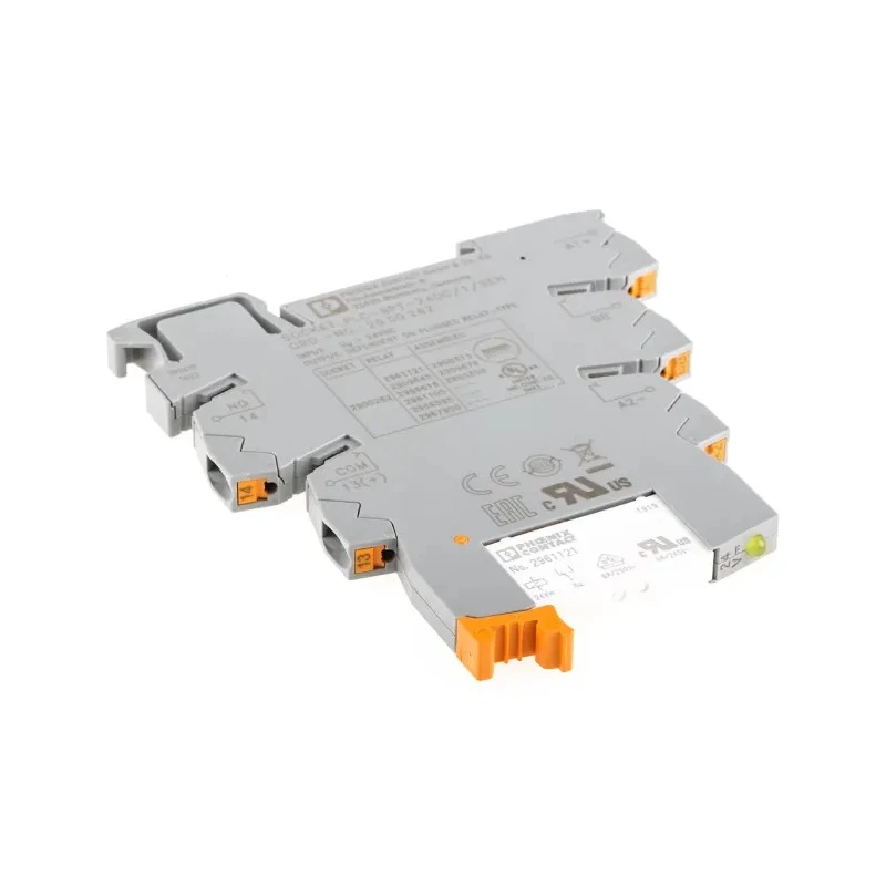Phoenix Contact Electromechanical Interface Relay, DIN Rail Mount, 24V DC Coil, SPST, 10A, Gold Plated Contacts 2900313