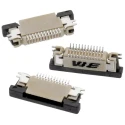 Wurth Elektronik 0.5 mm Pitch 45 Way Horizontal Male FPC Connector Surface Mount 68714514522