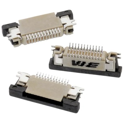 Wurth Elektronik 0.5 mm Pitch 45 Way Horizontal Male FPC Connector Surface Mount 68714514522