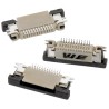Wurth Elektronik 0.5 mm Pitch 45 Way Horizontal Male FPC Connector Surface Mount 68714514522