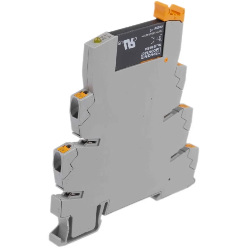 Phoenix Contact Solid State Interface Relay 1 Pole SPST Push-In Terminal DIN Rail Mount 8.5mA Input Current 2900352