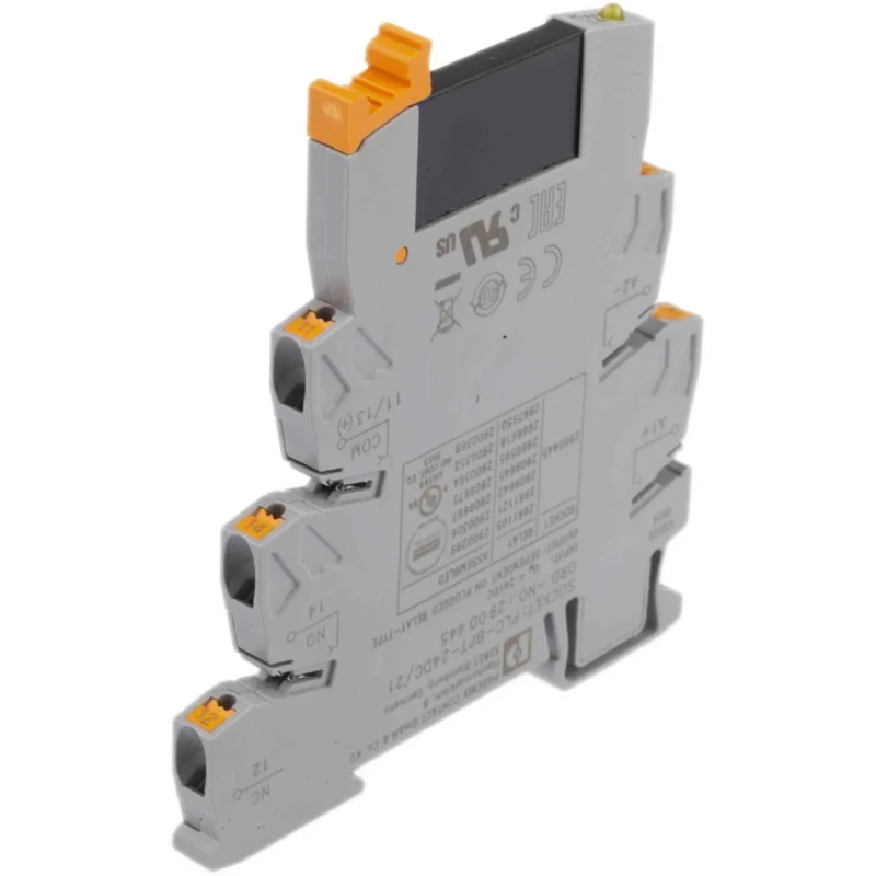 Phoenix Contact Solid State Interface Relay 1 Pole SPST Push-In Terminal DIN Rail Mount 8.5mA Input Current 2900352